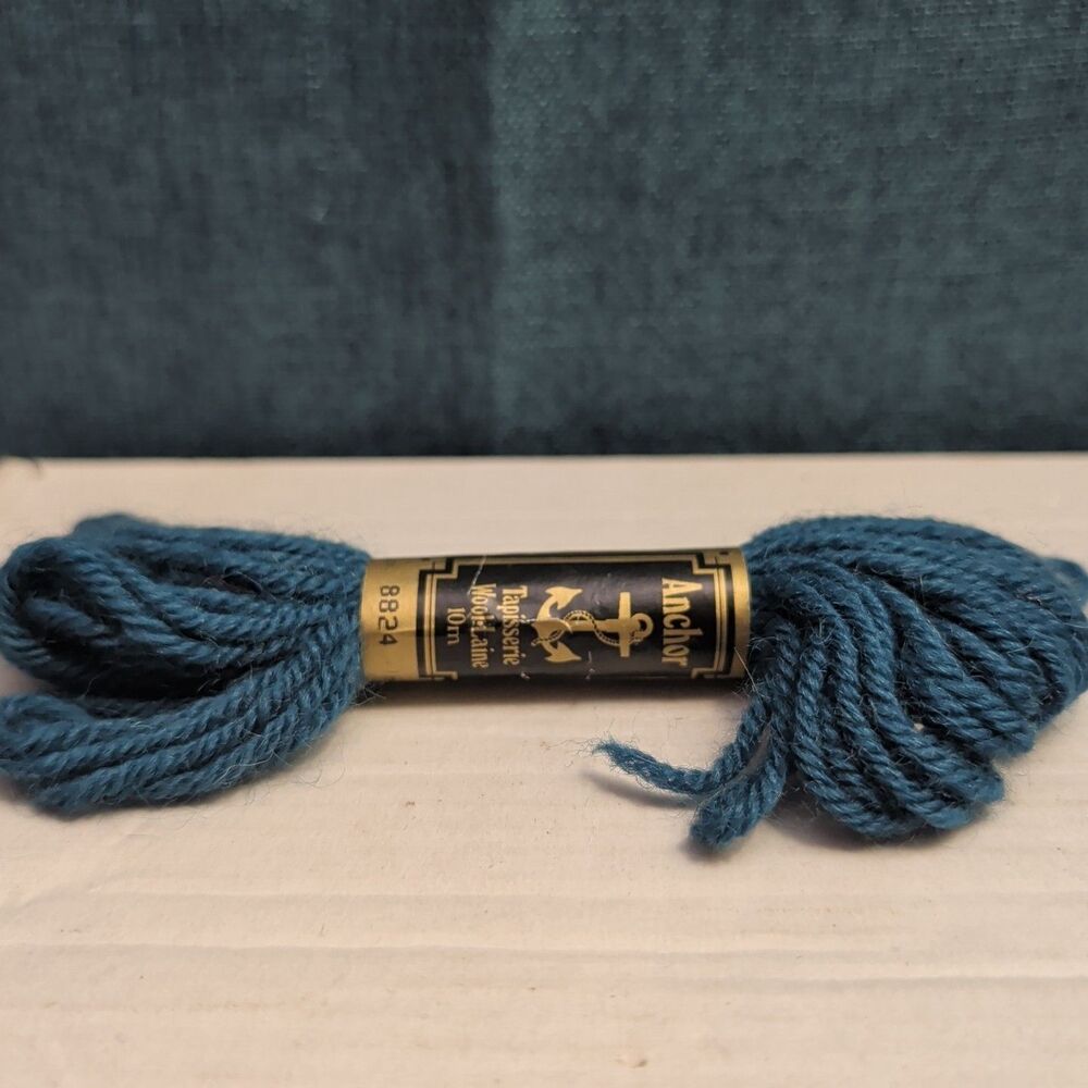 Anchor Tapisserie 100% Pure Wool Yarn 5 Skeins 10M Vintage Destash Misc Colors - Picture 15 of 16